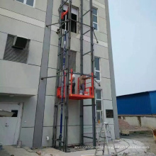 High quality vertical goods lift elevator platform for lifting chain guide hydraulic cargo lift